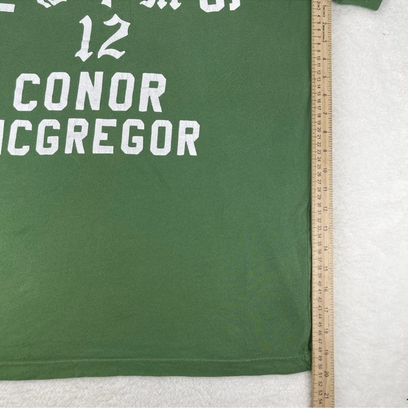 Roots of Fight UFC Conor McGregor The Notorious CHAMP IRL T-Shirt Green Size XL - Picture 10 of 14